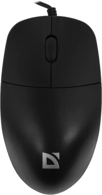 Мышь проводная Defender Azora MB-241 Black (52241***); USB; оптический; 1200 dpi; 3 кнопки; колесо-к