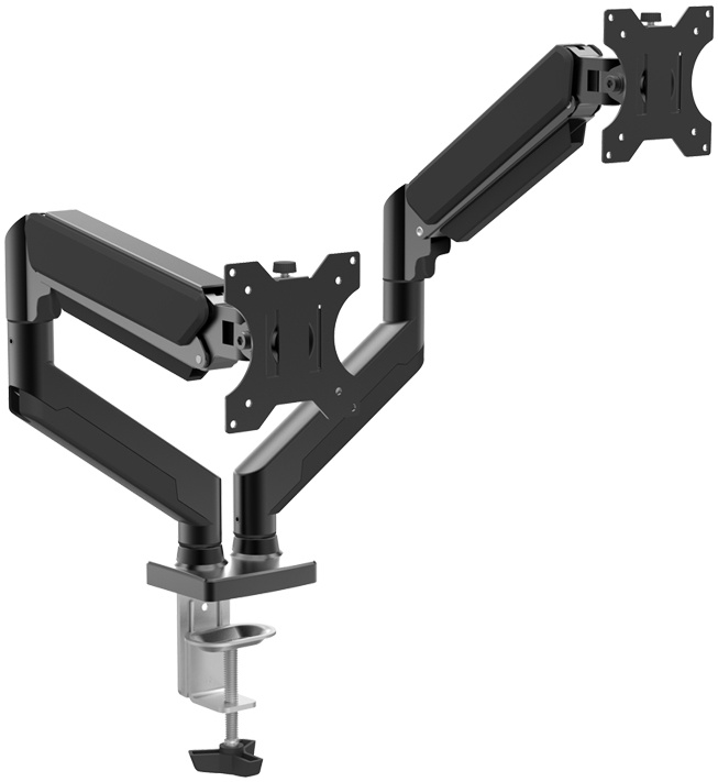 Кронштейн 13" - 32" Крепление для монитора Harper MG-140; 2 монитора; настольный; до 9 кг; VESA 75 x 75 мм, 100 x 100 мм; чёрный
