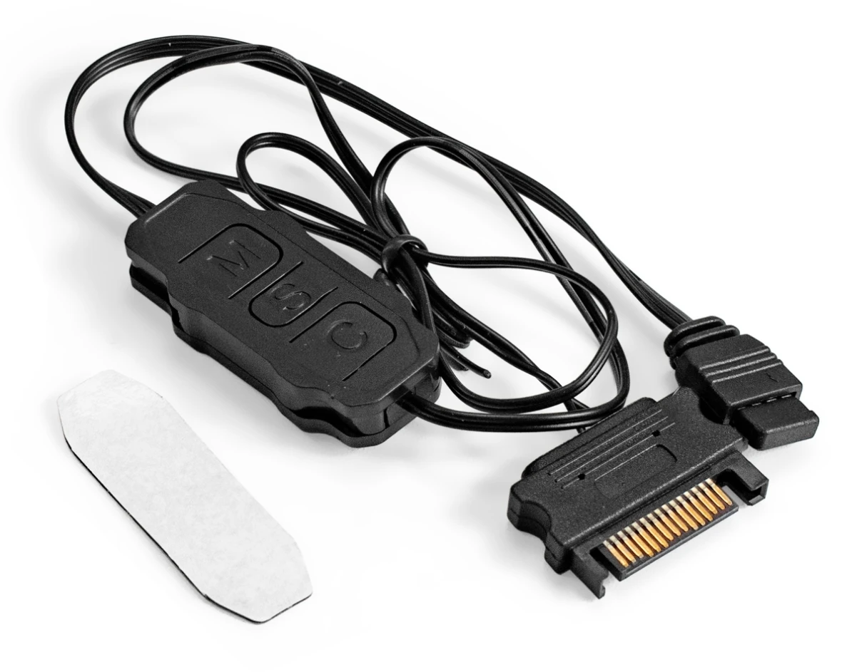 Контроллер вентиляторов ExeGate EX298721RUS (298721); 1xSATA (Power)+1x3-pin(ARGB)