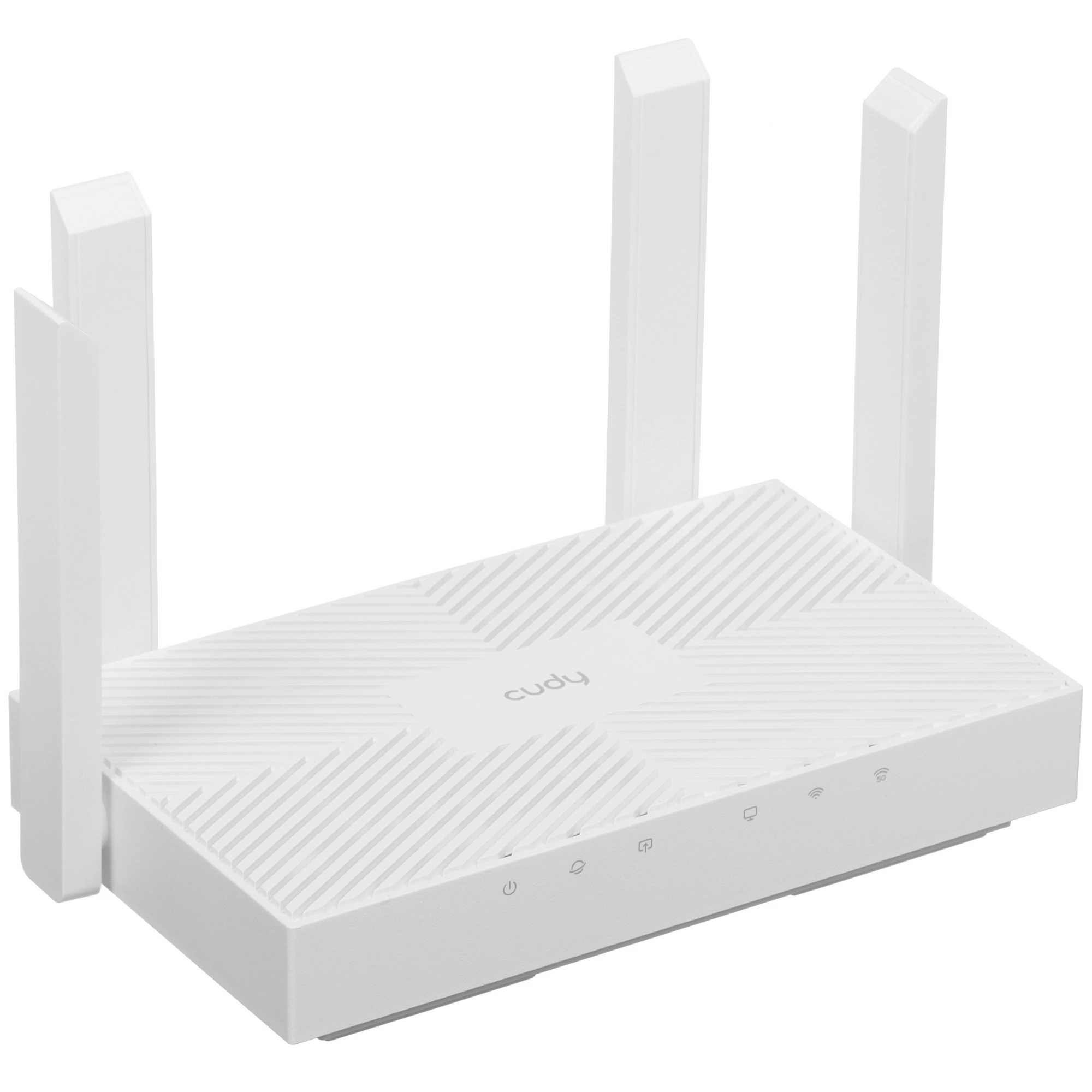 Роутер Cudy WR1300E (AС1200); IEEE 802.11a/b/g/n/ac; 300 Мбит/сек + 867 Мбит/сек; 2x LAN 1000 Мбит/с; 1x WAN 1000 Мбит/с; 4 x 5dBi