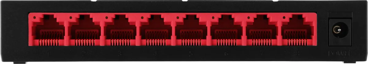 Коммутатор неуправляемый Mercusys MS108G***; Gigabit Ethernet (10/100/1000); 8 портов