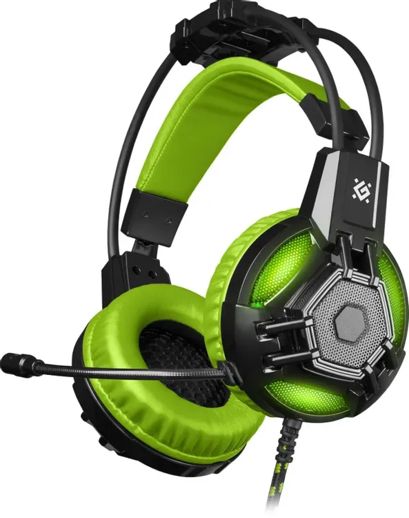 Гарнитура игровая Defender Lester (64543***); оголовье (headband); 20 - 20 000 Гц; 32 Ом; 2,2 м; микрофон; регулятор громкости; 2 x 3,5 мм (mini-jack)