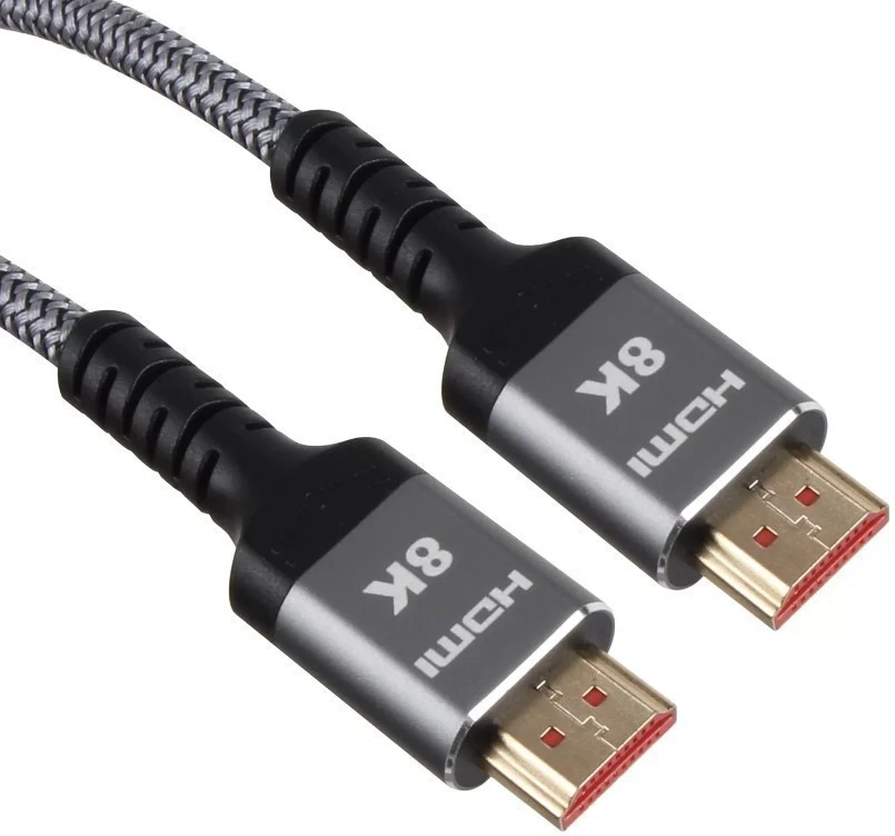 Кабель HDMI->HDMI v.2.1 iOpen (ACG859A-1.5); HDMI Тип A; HDMI Тип A; 8K@60Hz; нейлоновая оплетка; 1,5 м