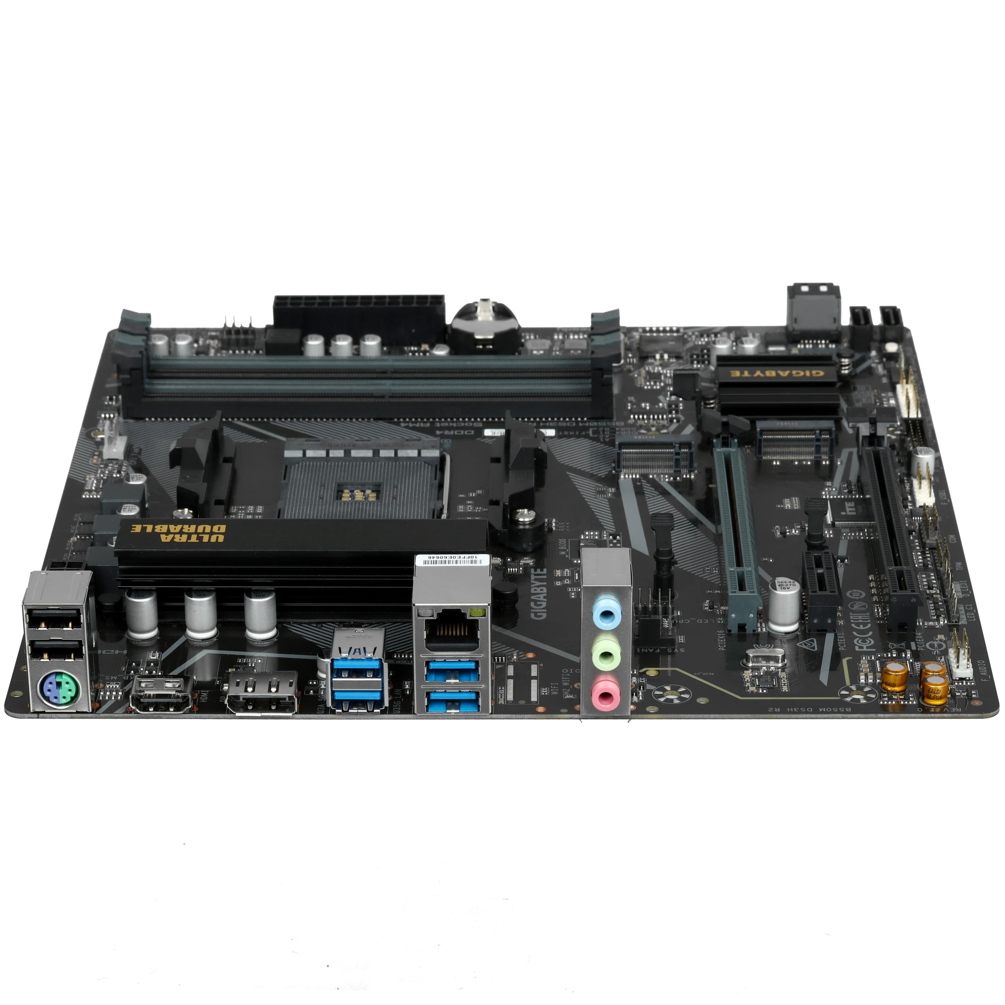 Материнская плата Gigabyte B550M DS3H R2; Socket AM4; mATX; AMD B550; 4хDDR4(3200); 2xPCI-E x16; 1xPCI-E x1; DVI; HDMI; 4(SATA 6Gb/s); Realtek 7.1 aud