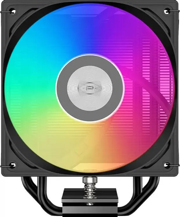 Кулер для процессора 120 мм PCCooler RT400 ARGB (RT400-BKAWXX-GL), 1x120 мм, 4 pin, ARGB, 500-2200 об/мин, черный, 235 Вт, 34.9 дБ, 4 трубки, алюминий