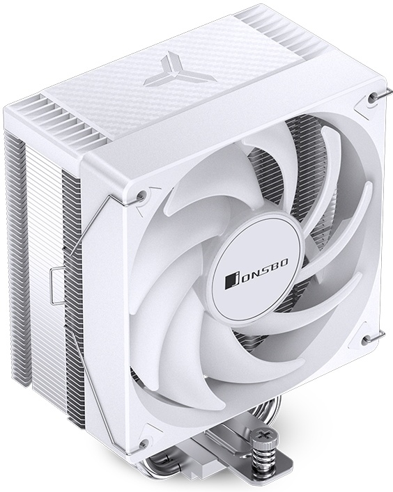 Кулер для процессора 120 мм JONSBO CR-1000 EVO Color White, 1x120 мм, 4 pin, 600-1500 об/мин, белый, 220 Вт, 32 дБ, 4 трубки, алюминий, медь