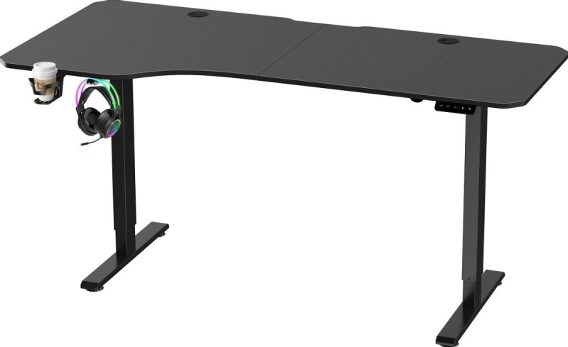 Стол игровой Defender Exos (64703); 110х60(75) см; регулируемая высота; 72-117 см; чёрный