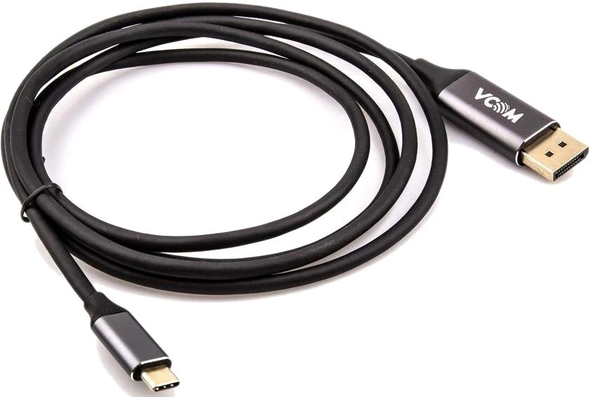Кабель USB Type-C -> DisplayPort  VCOM (CU422MC-1.8M); 1.4v; 4K@60Hz(DSC); 1,8 м; пакет