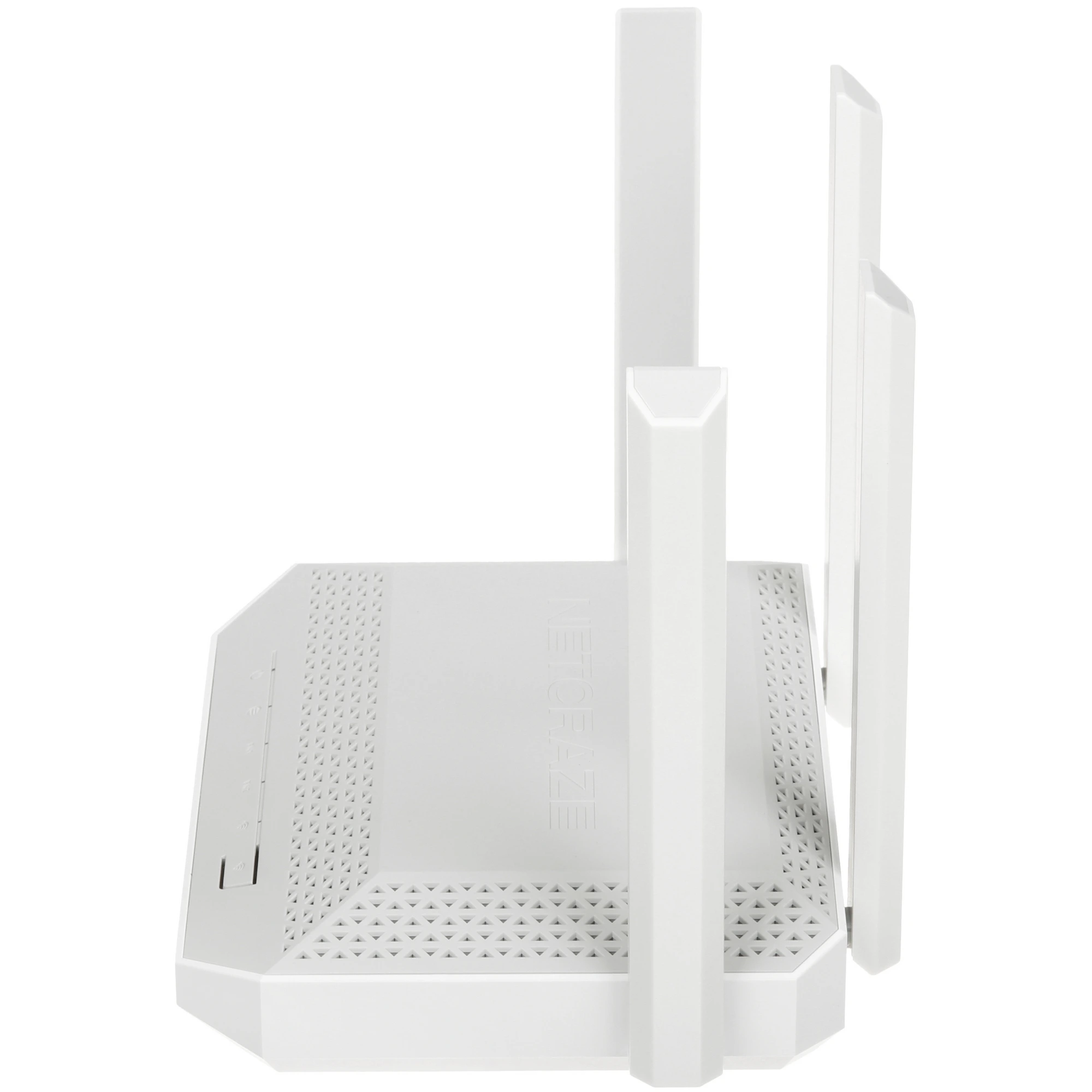 Роутер NETCRAZE Ultra BE7200 (NC-1812); 1376 Мбит/сек + 5764 Мбит/сек; 4xLAN 1 Гбит/с; 1xWAN/LAN 2.5 Гбит/с; 1xWAN/LAN 10 Гбит/с; 1xUSB 3.0; 1xUSB 2.0