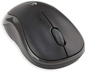 Мышь беспроводная Logitech B175 Black/Grey (910-004332); USB; оптический; 1000 dpi; 3 кнопки; колесо-кнопка; 1хАА; черный