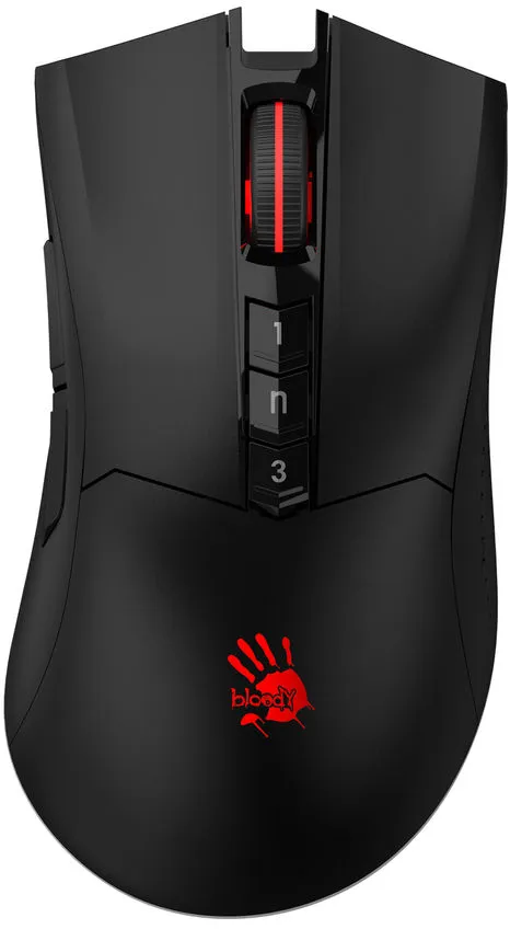 Мышь игровая A4Tech Bloody R90 PLUS Black; 2.4 ГГц; USB; оптический; 5000 dpi; 8 кнопок; колесо-кнопка; аккумулятор 500 мАч; черный