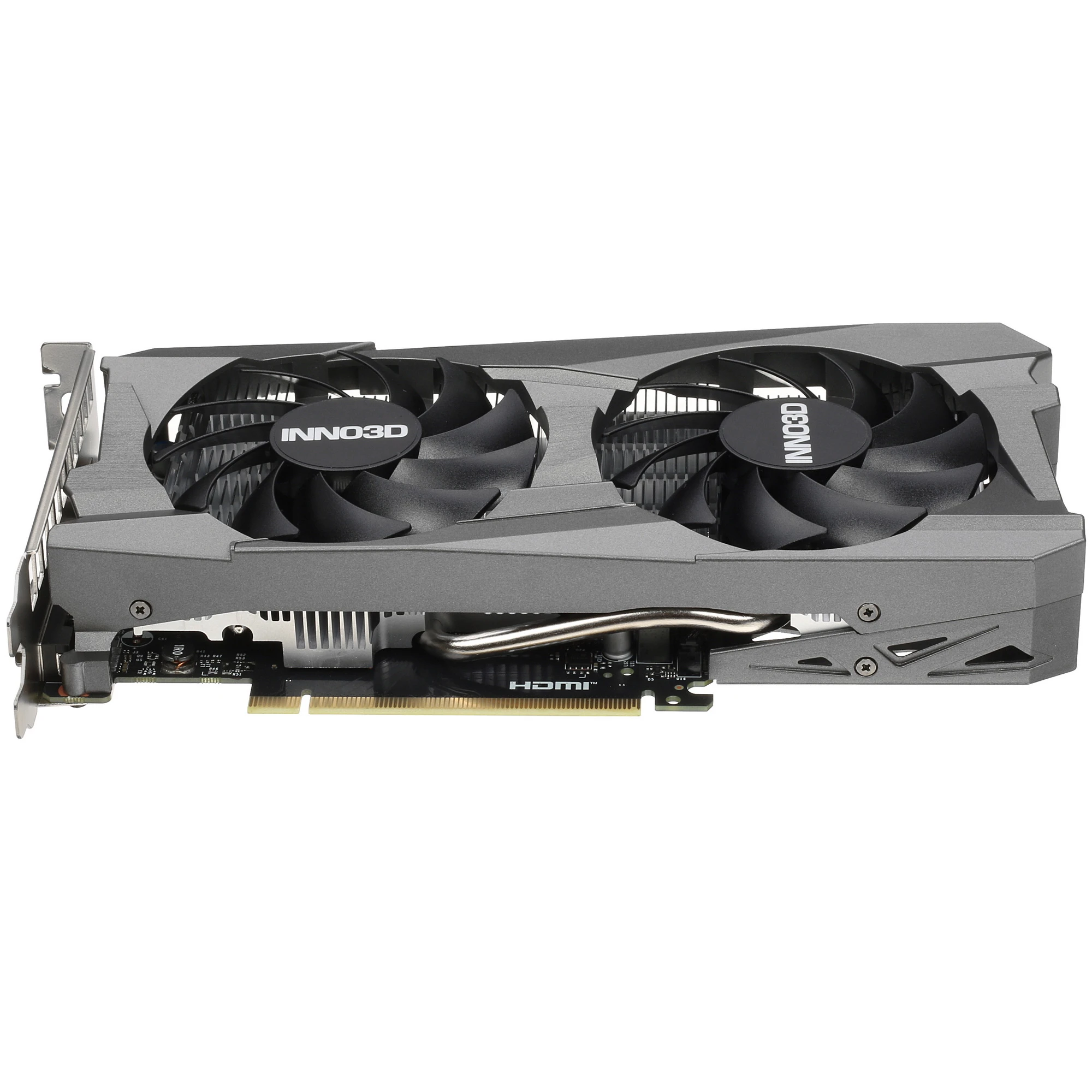 Видеокарта Nvidia GeForce RTX 3050 8 ГБ GDDR6 Inno3D RTX 3050 TWIN X2 V2 (N30502-08D6X-1711VA41); 1552-1792 Мгц; 14 ГГц; 128 бит; 1xDVI; 1xHDMI; 1xDP;