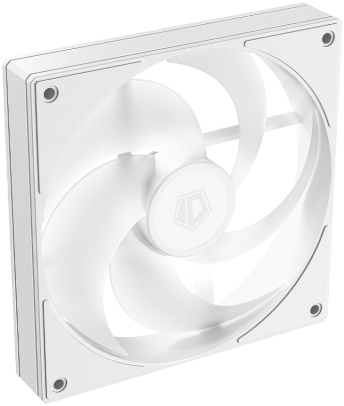 Вентилятор 140 мм ID-Cooling (AS-140-ARGB-W***); 4-pin(PWM)+3-pin(ARGB); 300-1800 об/мин; 24,87 дБ; пластик
