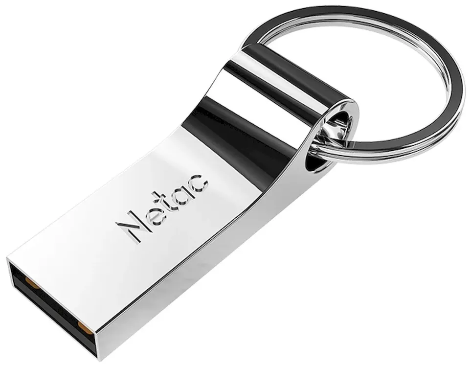 Накопитель USB-флэш 32 ГБ Netac U275 (NT03U275N-032G-20SL); USB 2.0; моноблок; металлический корпec