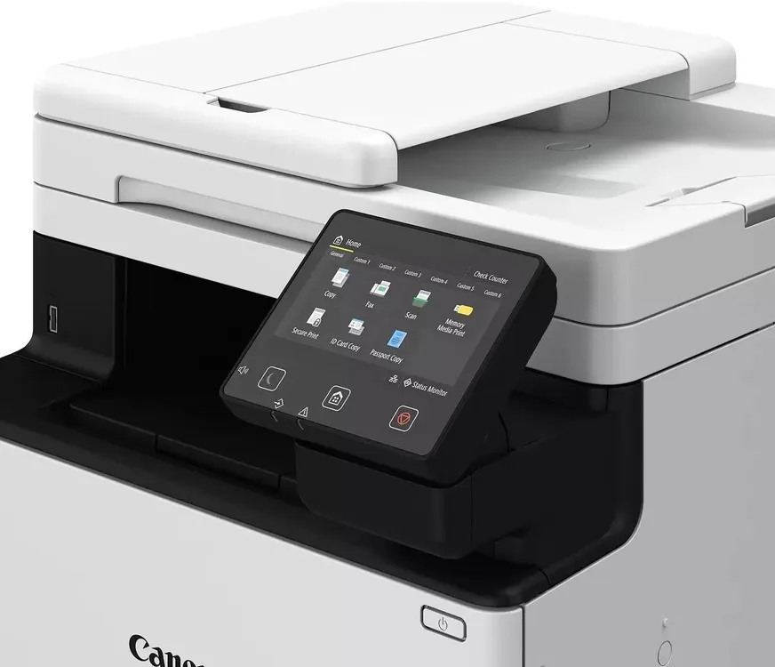 МФУ лазерное Canon i-SENSYS MF754Cdw (5455C009); цветная; A4; 1200 x 1200 dpi; 33 ч/б / цвет., ст/мин; дуплекс; АПД; факс; ЖК-экран; USB; Ethernet; Wi
