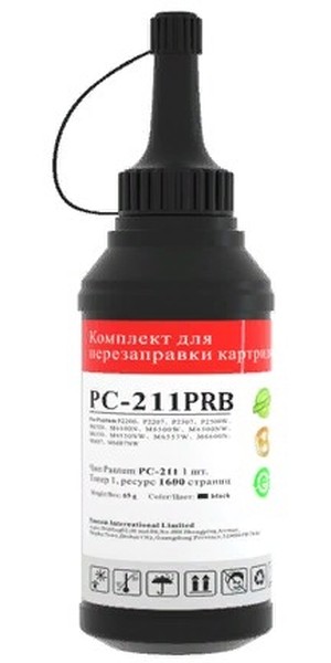Тонер Pantum PC-211PRB*** (заправочный комплект + чип); P2200/2207/2500/2500W/6500/6500W; оригинал; 1 600 страниц