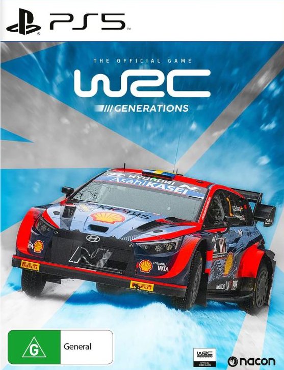 Диск игровой Sony PS5 WRC Generations
