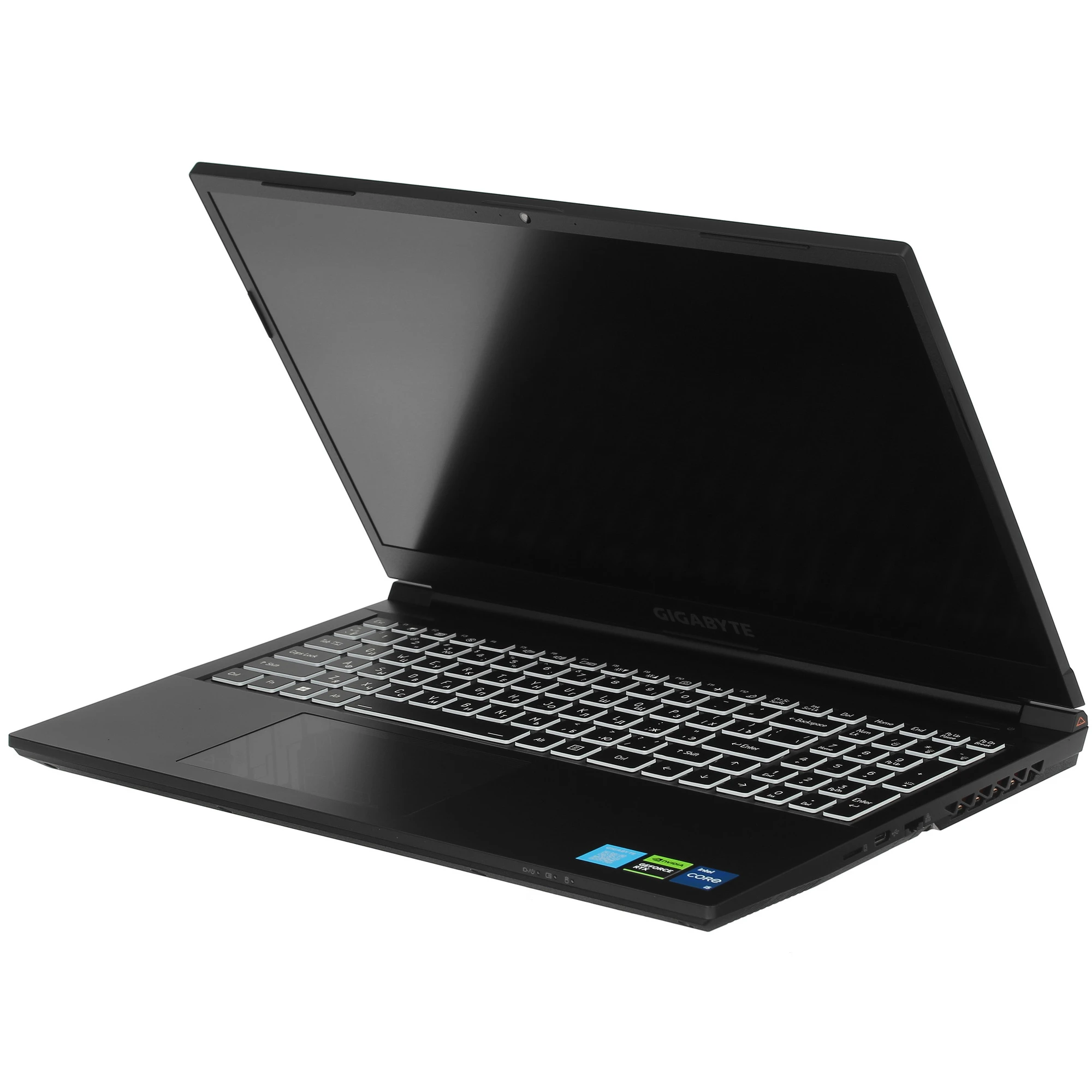 Ноутбук 15,6" FHD IPS 144Hz Gigabyte G5 MF (MF-E2KZ313SD***); Intel Core i5-12500H 4.5 ГГц; 16 ГБ; 512 ГБ (SSD); GeForce RTX 4050; 6 Гб; DOS; Wi-Fi; B