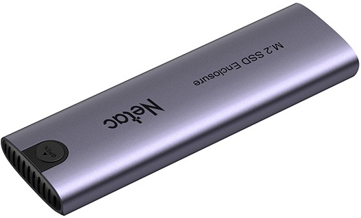 Внешний карман для SSD M.2 Netac WH51  (NT07WH51-32C2); NVME/SATA; 2230-2280; USB 3.1 Gen2 (Type C); металл