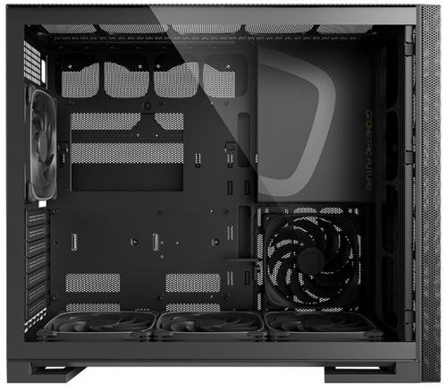 Корпус Geometric Future Model 5 ARGB Vent Bk (1AM5VTBK01100); E-ATX; Middl-Tower; без БП; 5x140 мм; 2xUSB 3.X, 1xUSB 3.X Type-C,1x jack 3.5 mm Mic/Aud