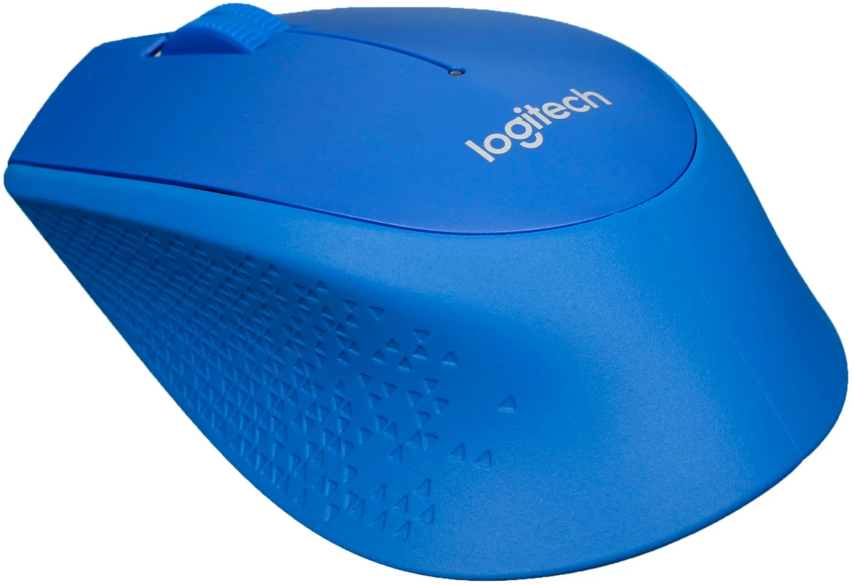 Мышь беспроводная Logitech M280 Blue (910-004290); USB; оптический; 1000 dpi; 3 кнопки; колесо прокрутки; 1xAA; синий