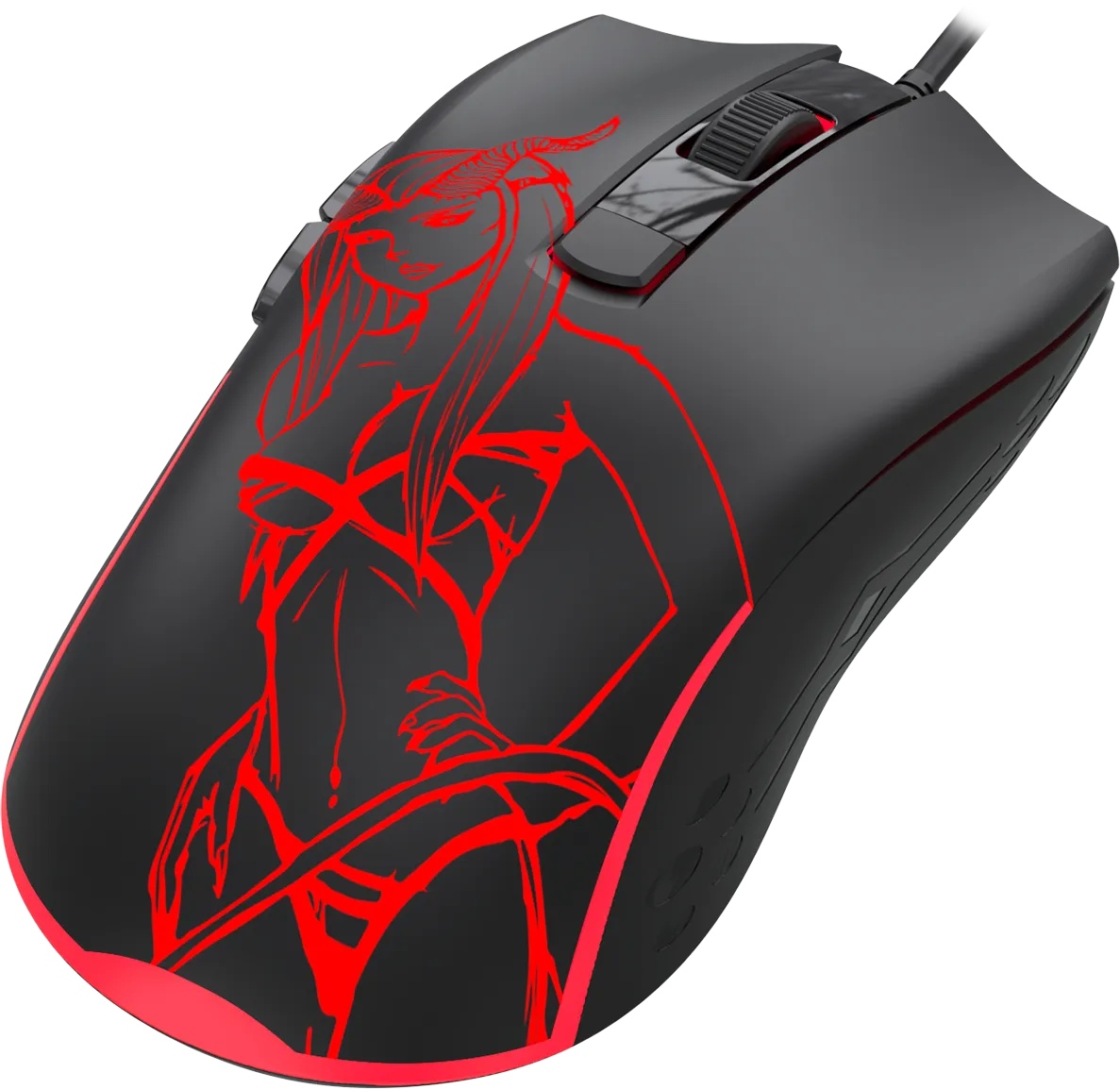 Мышь игровая Jet.A PANTEON LS72 Black (102); USB; оптический; 400-7200 dpi; 6 кнопок; колесо прок