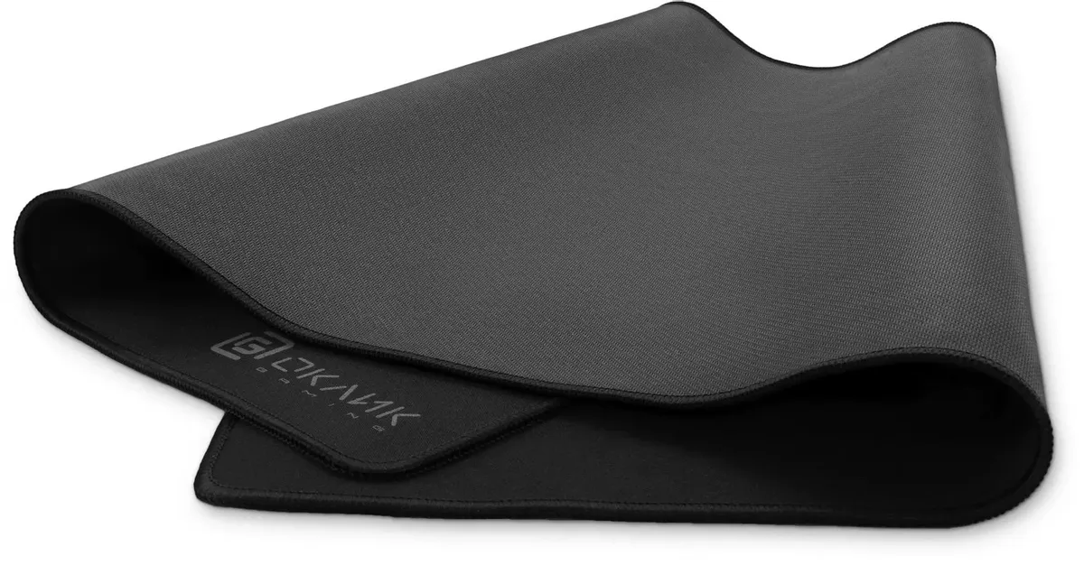 Коврик для мыши Oklick Black (OK-T800); ткань + резиновая основа; 800 х 400 х 2 мм; игровая поверхность; черный