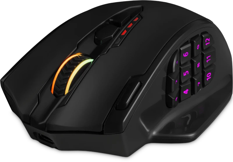 Мышь игровая Redragon IMPACT ELITE (77855***); 2.4 Ггц; USB; оптический; 16000 dpi; 18; колесо-кнопка; Li-pol аккумулятор, 1000 мА*ч; RGB подсветка; ч