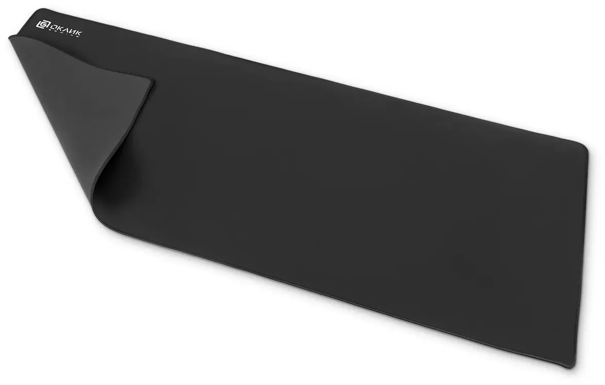 Коврик для мыши Oklick (OK-T1000B XL); ткань + резиновая основа; 1000 х 400 х 2 мм; игровая поверхность; черный