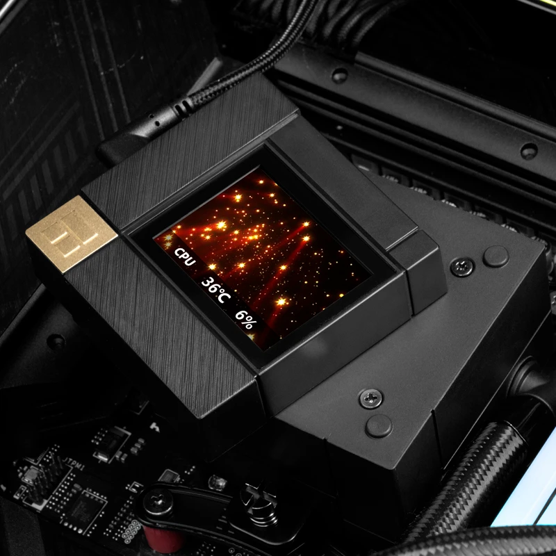 Система жидкостного охлаждения 360 мм Thermalright Core Matrix 360 Vision ARGB Black (C-MATRIX-VISION-BL-360-ARGB); активная; 3 вентилятора; 2000 об/м