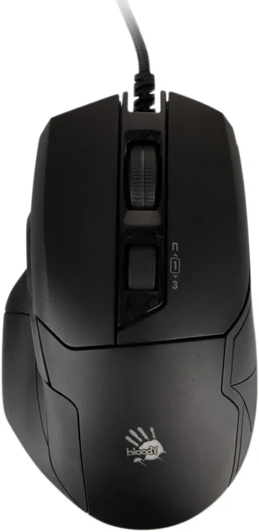 Мышь игровая A4Tech Bloody W70 Max (W70 Max STONE BLACK***); USB; оптический; 10000 dpi; 11 кнопок; 
