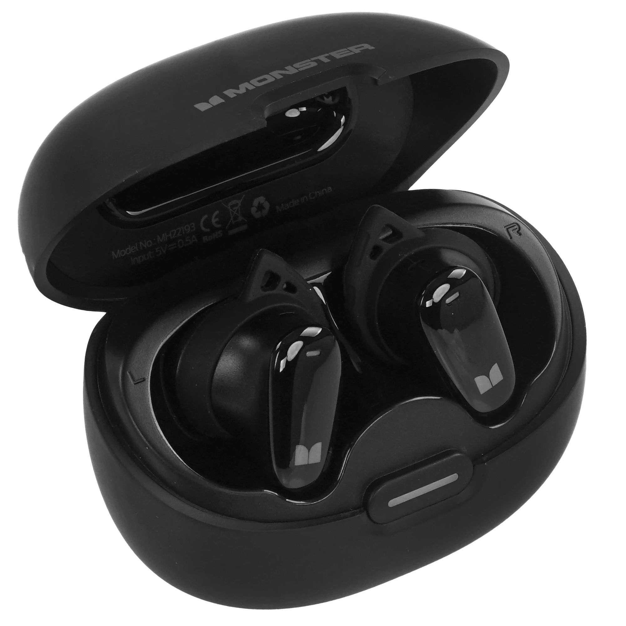 Гарнитура беспроводная MONSTER N-Lite 206 Black, (MH22193), внутриканальные, без крепления, 5.4, 300 мА/ч, черный