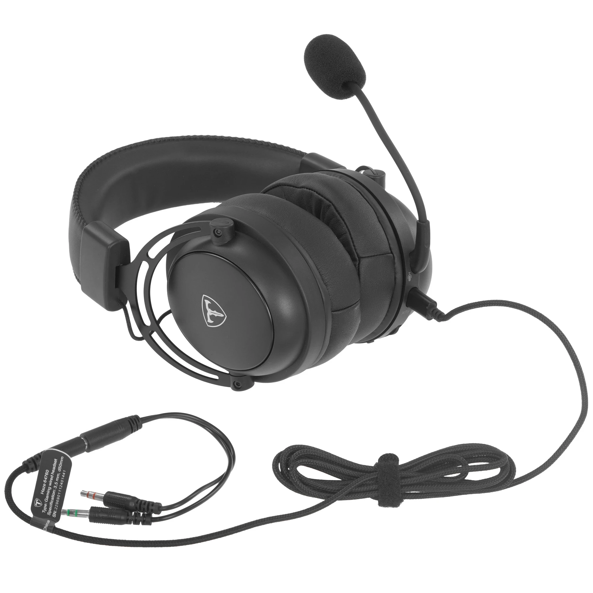 Гарнитура игровая T Line Haze (64760); оголовье (headband); 20 - 20 кГц; 32 Ом; 1,5 м; съемный микрофон; регулятор громкости; jack 3.5 мм