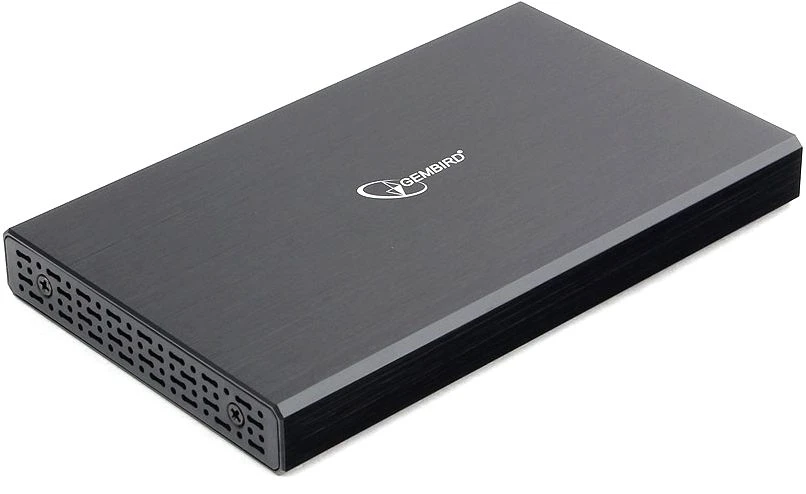 Внешний карман для HDD 2,5" Gembird (EE2-U3S-55); USB 3.0; металл+пластик; черный