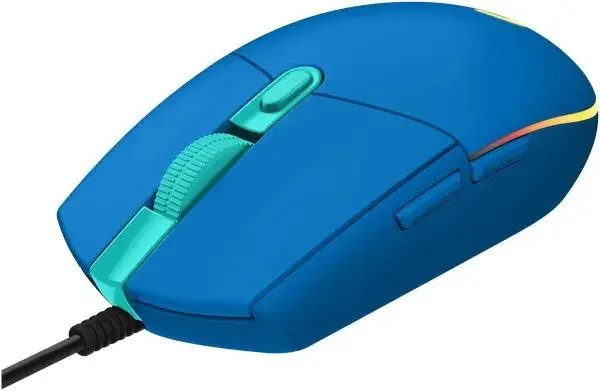 Мышь игровая Logitech G102 LIGHTSYNC Blue (910-005810***); USB; оптический; 200 - 8000 dpi; 6 кнопок; колесо-кнопка; LED подсветка