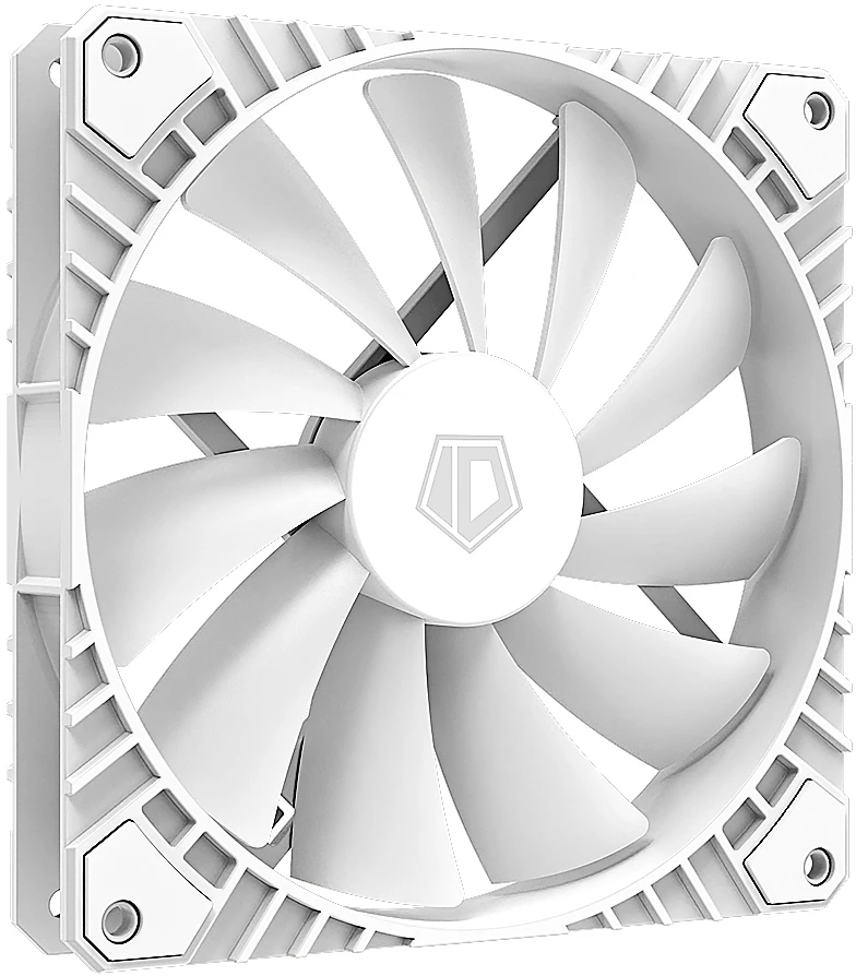 Вентилятор 140 мм ID-Cooling WF-14025-XT WHITE V2***; 4-pin; 800 - 1600 об/мин; 32,56 дБ; пластик