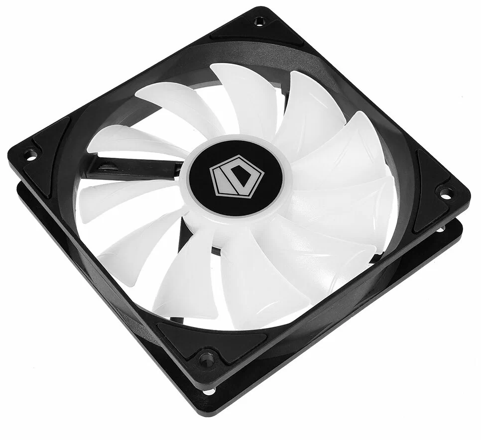 Вентилятор 120 мм ID-Cooling комплкект (XF-12025-ARGB-TRIO***); 4-pin(PWM)+3-pin(ARGB); 700 - 1500 об/мин; 26.4 дБ; плакстик; подсветка