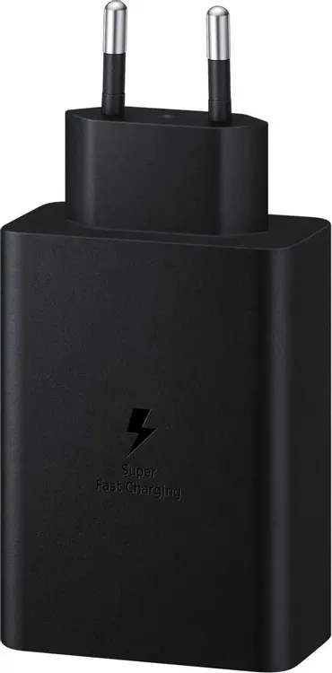 Зарядное устройство Samsung EP-T6530 Black (EP-T6530NBEG), 65 Вт, 3А, 1xUSB, 2xType-C, черный