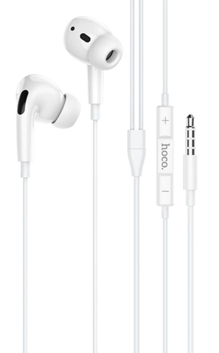 Гарнитура проводная вставная Hoco M1 Pro; Mini-jack 3,5мм, без крепления; 20 - 20 000 Гц; 32 Ом; 1,2 м; микрофон