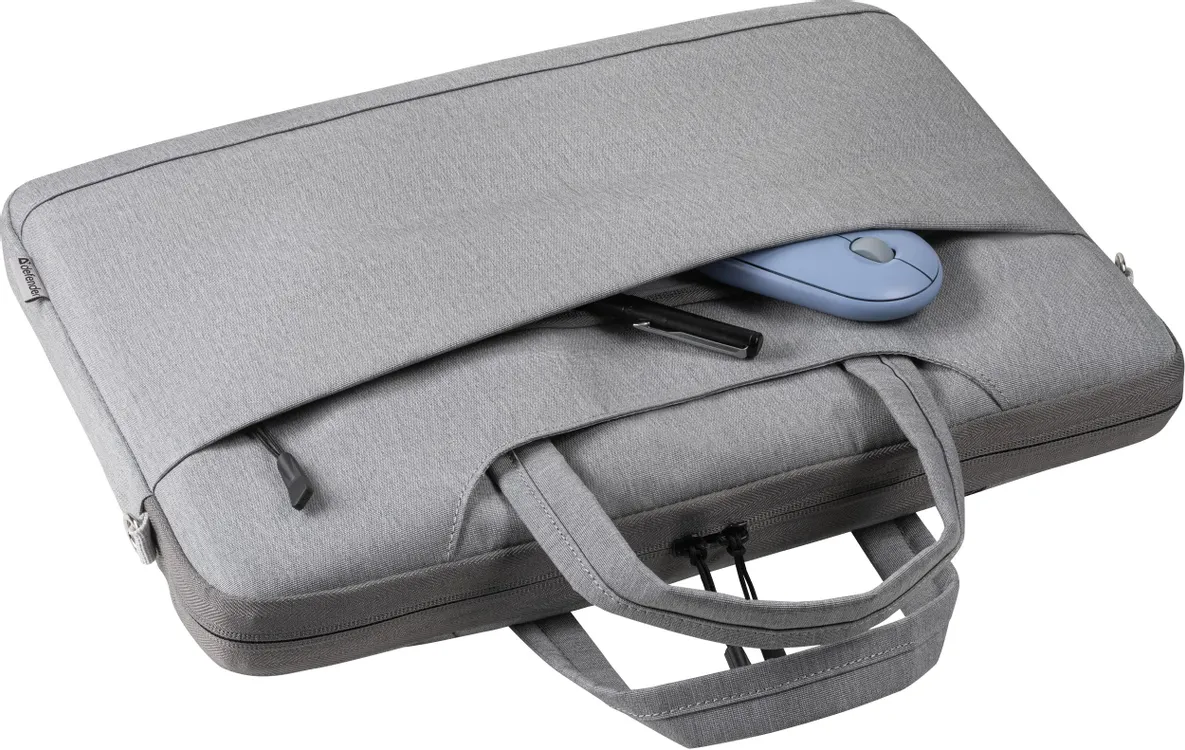 Сумка для ноутбука 16" Defender Omny Grey (26136); полиэстер; чёрный