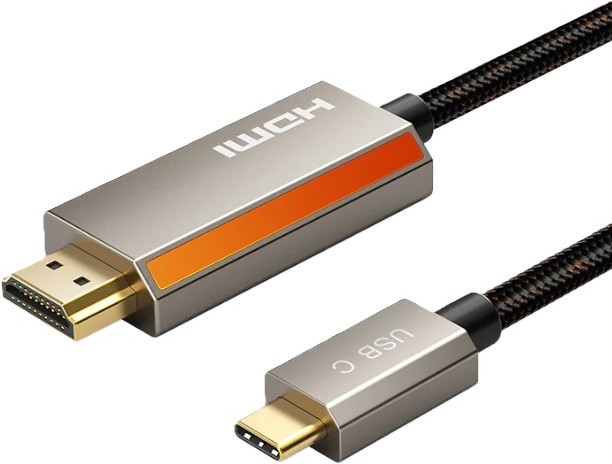 Кабель Type-C/HDMI CABLETIME CC15N (CT-CMHD8K-ZG3) 8K60Hz; 4K144Hz; 2K240Hz, VMM7100 чип; 3 м, чёрный