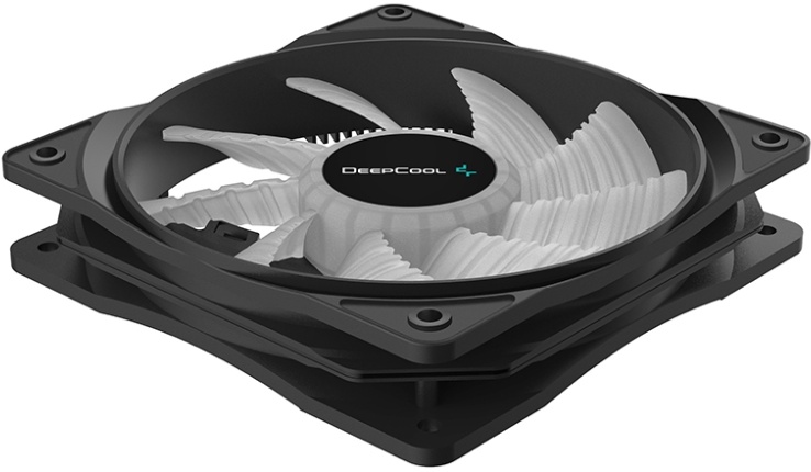 Вентилятор 120 мм Deepcool RF120R (DP-FLED-RF120-RD***); 3-pin + 4-pin; 1300 об/мин; 21,9 дБ; пластик; красная подсв.; 150 г