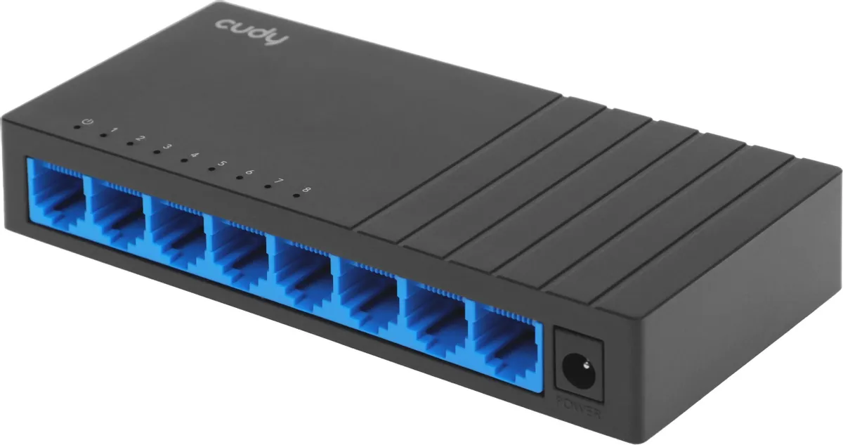 Коммутатор неуправляемый Cudy GS108D; 8x1Гбит/с