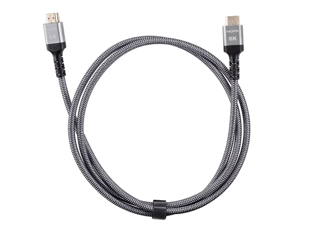 Кабель HDMI->HDMI v.2.1 iOpen (ACG859A-1.5); HDMI Тип A; HDMI Тип A; 8K@60Hz; нейлоновая оплетка; 1,5 м