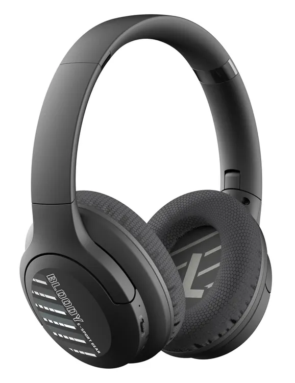 Гарнитура беспроводная A4Tech Bloody MH360 (MH360 BLACK***); накладные; bluetooth 5,3; оголовье; 20 - 20 000 Гц; 32 Ом; встроенный микрофон; регулято