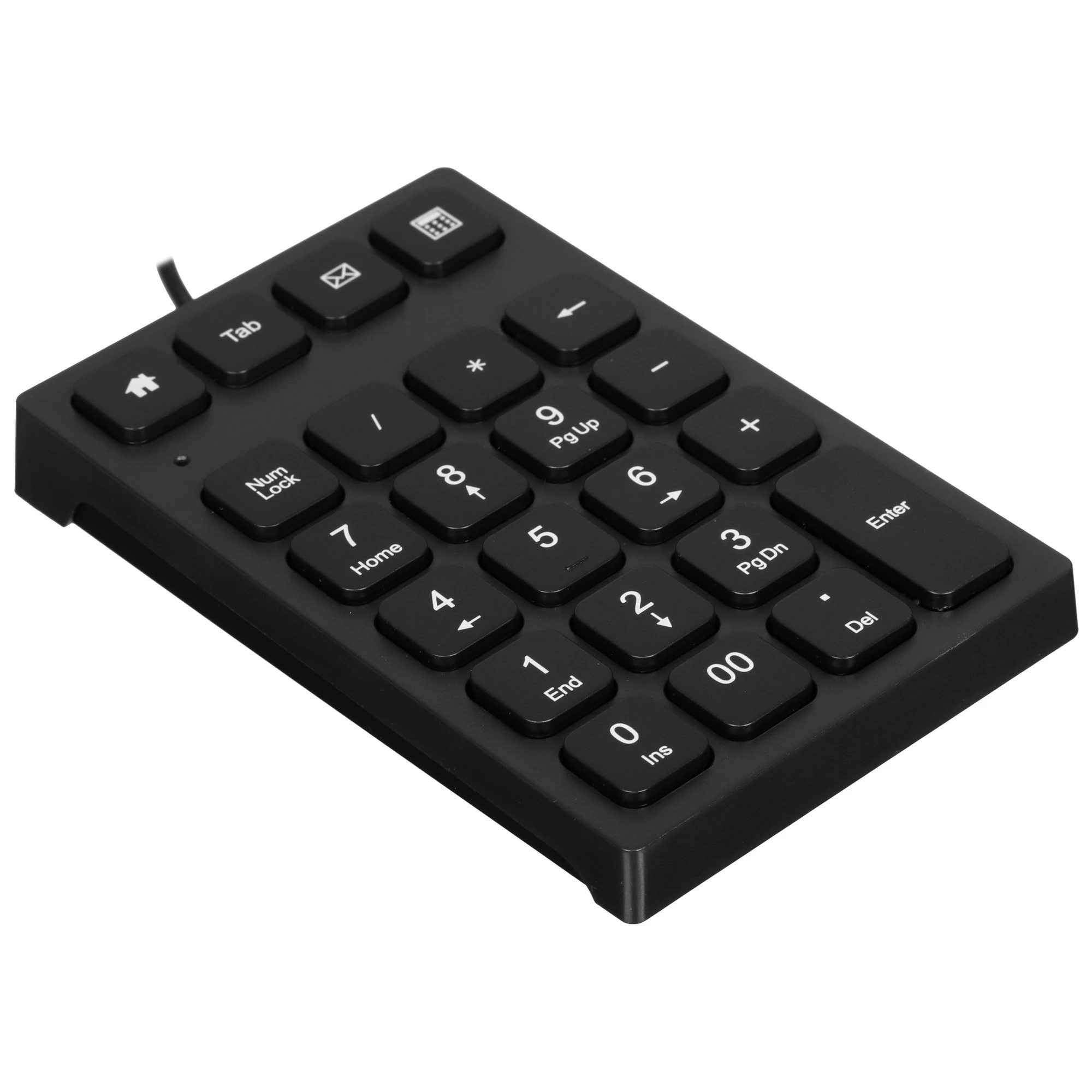 Клавиатура беспроводная Aceline AN-ZM0; цифровой блок USB; мембранная; чёрный