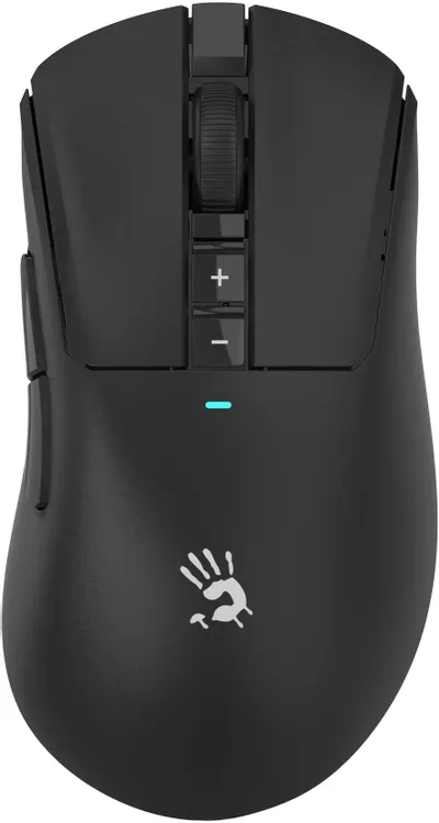 Мышь игровая A4Tech Bloody R73 ULTRA BLACK; USB + 2.4 Ггц; оптический; 500-20000 dpi; 7 кнопок; колесо-кнопка; встроенный аккумулятор; черный
