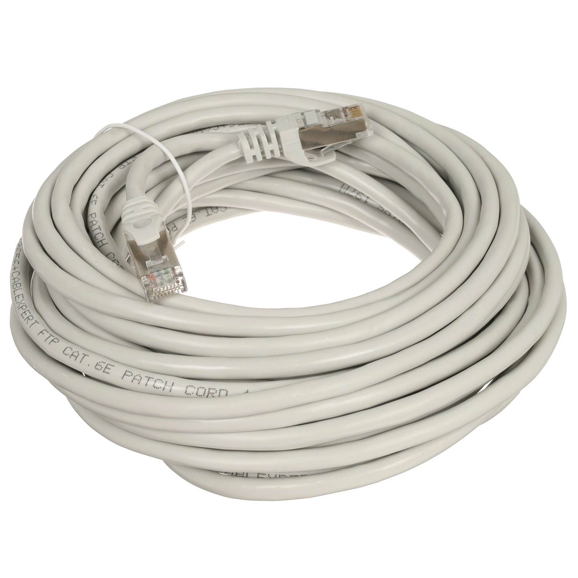 Кабель патч-корд Cablexpert PP6-10M (045421), FTP, Cat.6, 26 AWG, омеднённый алюминий, литой, 10 м, серый