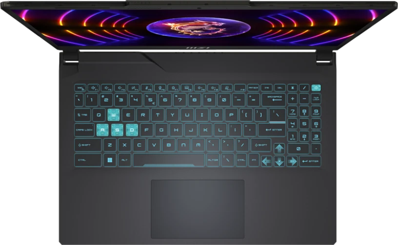 Ноутбук 15.6" 1920x1080 IPS 144Гц MSI Cyborg 15 A13VF-1223RU (9s7-15k111-1223); Intel Core i5-13420H; 16Гб; 512Гб; NVIDIA GeForce RTX 4060 8Гб; NO OS;