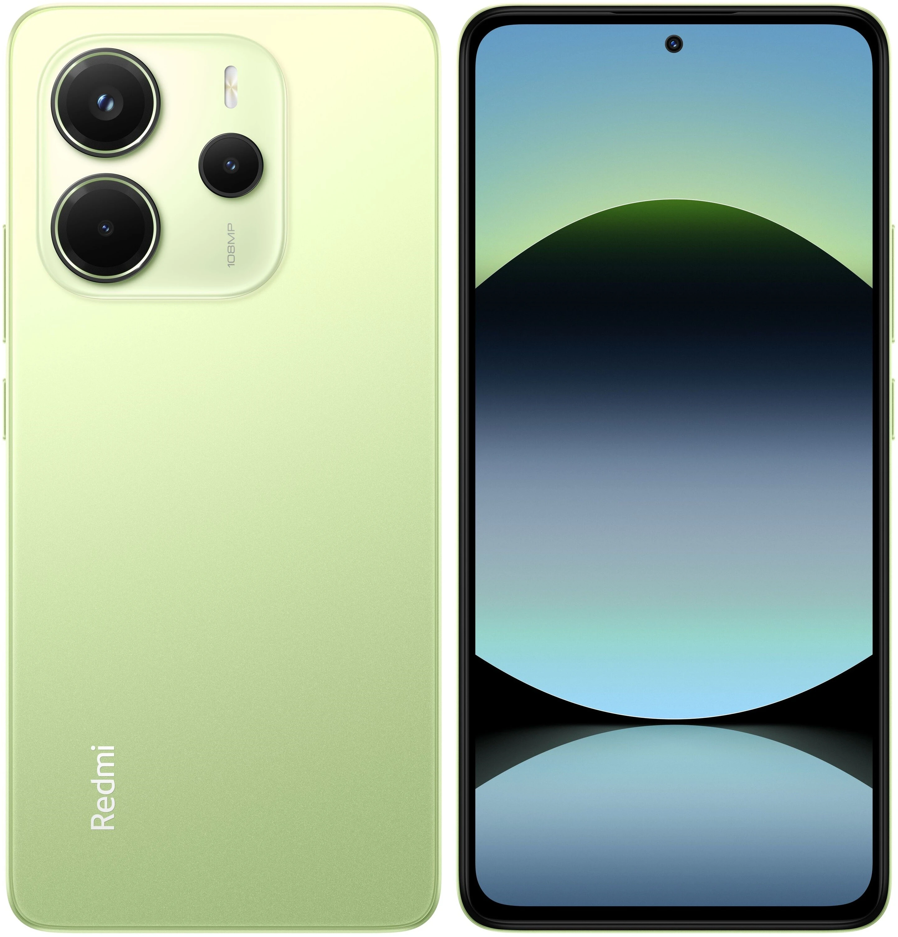 Смартфон Xiaomi Redmi Note 14 8/256 Гб Green;  6.67" AMOLED 120 Гц; 2400 x 1080; MT Helio G99 Ultra 8 ядер 2.2 Ггц; 108+2+2 Мп/20 Мп BT5.3; WiFi